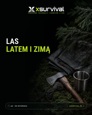 Okładka poradnika XSURVIVAL: Las latem i zimą
