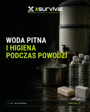 Okładka poradnika Woda pitna i higiena podczas powodzi