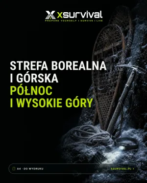 Okładka nakładki strefowej XSURVIVAL: Strefa borealna i górska - północ i wysokie góry